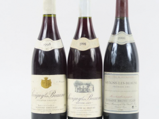 Vente aux enchères 3 BOUTEILLES SAVIGNY LES BEAUNE : 1 1er CRU DOMAINE BRUNO CLAIR 2000 -