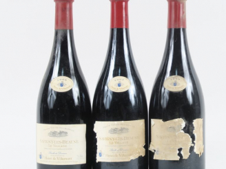 Vente aux enchères 3 BOUTEILLES SAVIGNY LES BEAUNE 'LE VILLAGE' HENRI DE VILLAMONT - 2 de