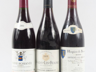Vente aux enchères 3 BOUTEILLES : 1 VOSNE ROMANÉE 'AUX RÉAS' BERTRAND MACHARD DE GRAMONT 