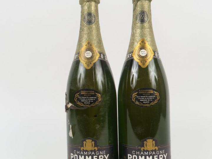 2 BOUTEILLES CHAMPAGNE POMMERY 'BRUT' - 1973