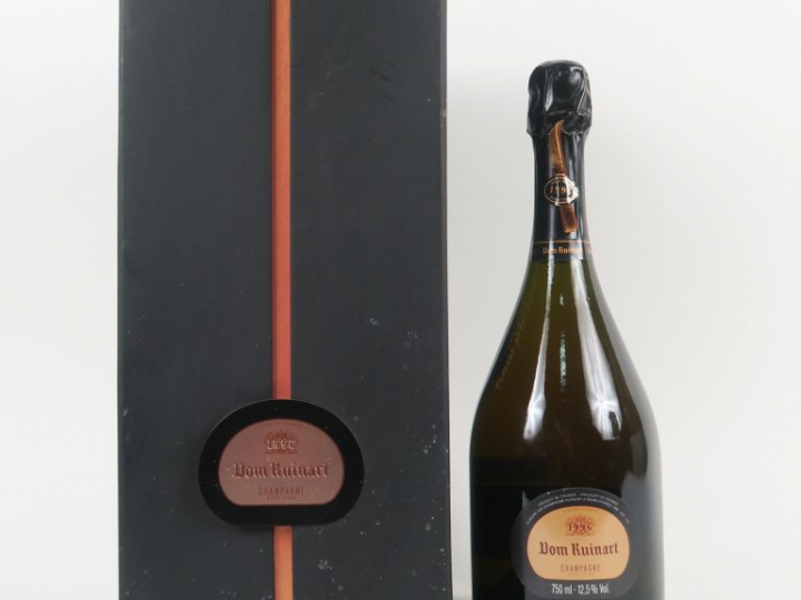 1 BOUTEILLE CHAMPAGNE DOM RUINART ROSÉ - 1996 - COFFRET