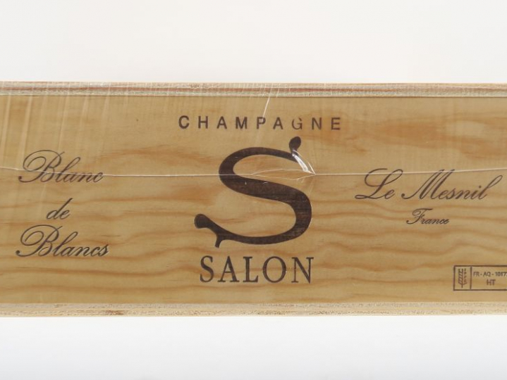 3 BOUTEILLES CHAMPAGNE SALON 'BLANC DE BLANCS' - 2007 - CBO