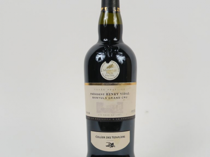 1 BOUTEILLE BANYULS GC CUVÉE PRESTIGE 'HENRY VIDAL' - 2002