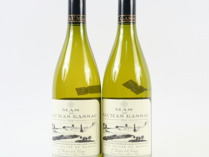2 BOUTEILLES MAS DE DAUMAS GASSAC BLANC - 2018