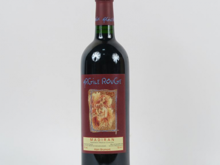 1 BOUTEILLE ARGILE ROUGE ALAIN BRUMONT MADIRAN - 2003