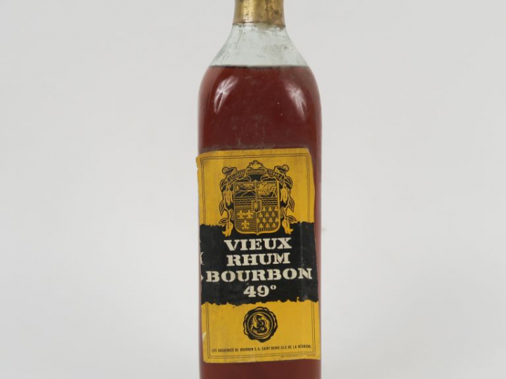1 BOUTEILLE VIEUX RHUM BOURBON 49°