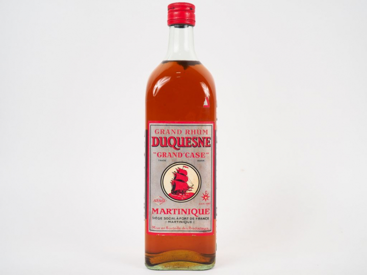 1 BOUTEILLE (1 L) GRAND RHUM DUQUESNE 'GRAND CASE' 45° - COLLERETTE AB