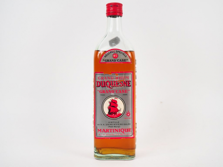 1 BOUTEILLE (1 L) GRAND RHUM DUQUESNE 'GRAND CASE' 45° - NIVEAU BAS