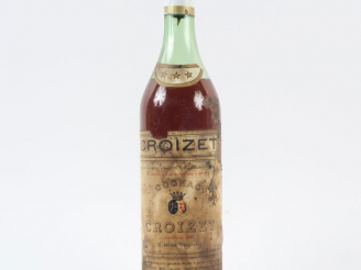 Vente aux enchères 1 VIEILLE BOUTEILLE COGNAC CROIZET - CAPS ETAIN/ET
