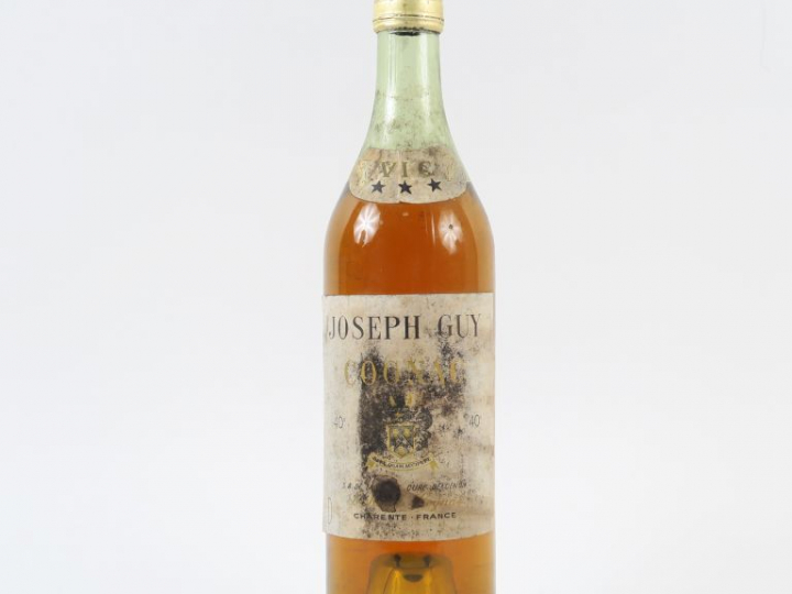 1 VIEILLE BOUTEILLE COGNAC JOSEPH GUY