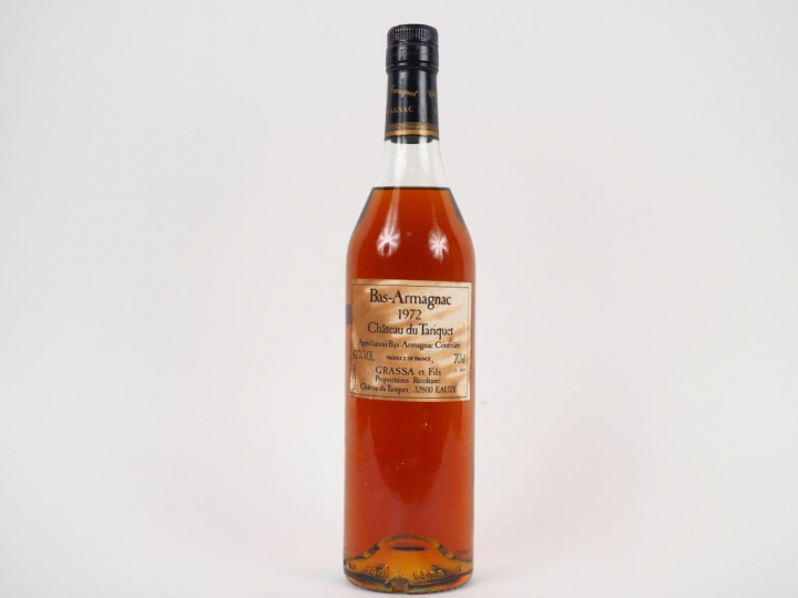 1 BOUTEILLE BAS ARMAGNAC CHÂTEAU DU TARIQUET 47° - 1972