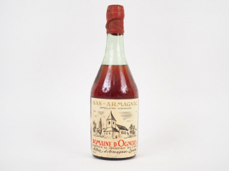 Vente aux enchères 1 BOUTEILLE BAS ARMAGNAC DOMAINE D'OGNOAS - 1976 - MISE : 1986 - EA