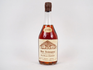 Vente aux enchères 1 BOUTEILLE BAS ARMAGNAC JEAN JACQUES CAZENAVE 50° - 1989