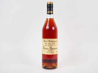 Vente aux enchères 1 BOUTEILLE BAS ARMAGNAC 'FOLLE BLANCHE' DOMAINE BOINGNÈRES 49° - 1993