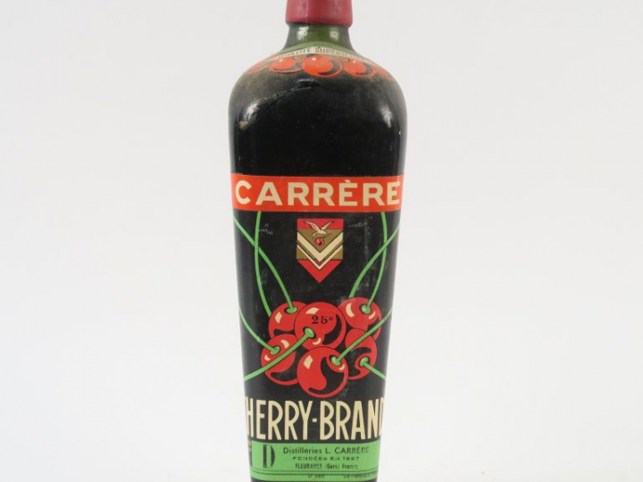 1 VIEILLE BOUTEILLE CHERRY BRANDY CARRÈRE