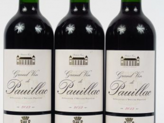 Vente aux enchères 3 BOUTEILLES GRAND VIN DE PAUILLAC GINESTET - 2013