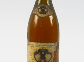 Vente aux enchères 1 BOUTEILLE PULIGNY MONTRACHET REINE PEDAUQUE - 1953 - 3,5 cm/EA