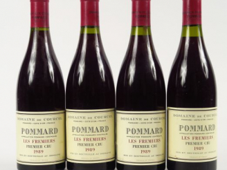 Vente aux enchères 4 BOUTEILLES POMMARD 1er CRU 'LES FREMIERS' DOMAINE COURCEL - 1989