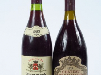 Vente aux enchères 2 BOUTEILLES : 1 POMMARD 1er CRU 'LES EPENOTS' DESVIGNES 1983 2 CM - 1