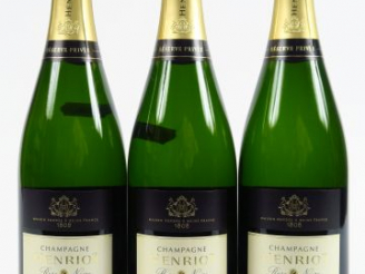 Vente aux enchères 6 DEMIES BOUTEILLES CHAMPAGNE HENRIOT 'ROSE NOIRE' PUR CHARDONNAY RESE