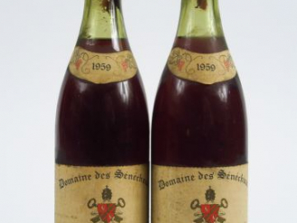 Vente aux enchères 2 BOUTEILLES CHATEAUNEUF DU PAPE 'DOMAINE DES SENECHAUX' L. RAYNAUD - 