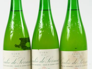 3 BOUTEILLES CLOS DE LA COULEE DE SERRANT NICOLAS JOLY - 1981 - 4 à 5 