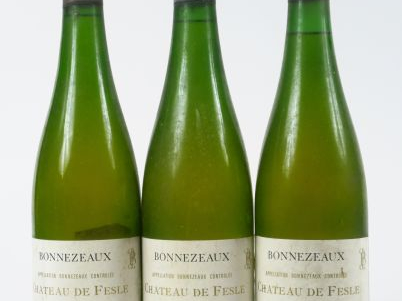 3 BOUTEILLES BONNEZEAUX CHÂTEAU DE FESLES - 1982