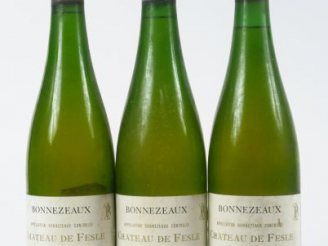 Vente aux enchères 3 BOUTEILLES BONNEZEAUX CHÂTEAU DE FESLES - 1982