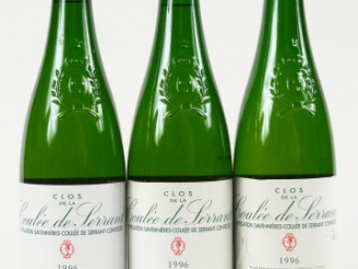 Vente aux enchères 3 BOUTEILLES CLOS DE LA COULEE DE SERRANT NICOLAS JOLY - 1996