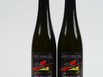 2 BOUTEILLES (50 CL) TOKAY PINOT GRIS BRAND ALSACE GC 'VENDANGES TARDI