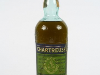 Vente aux enchères 1 BOUTEILLE CHARTREUSE VERTE TARRAGONE - PERIODE 1958/1964