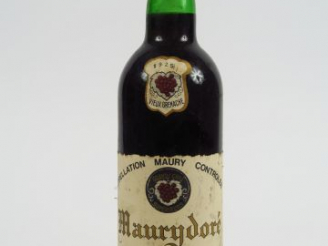 Vente aux enchères 1 BOUTEILLE MAURY DORE CAVE ESTEVE DESIRE - 1925