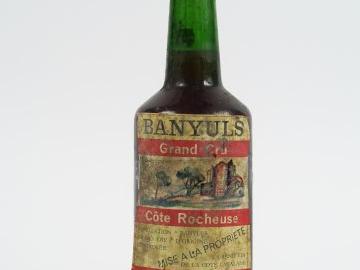 1 VIEILLE BOUTEILLE BANYULS GC 'CÔTE ROCHEUSE'