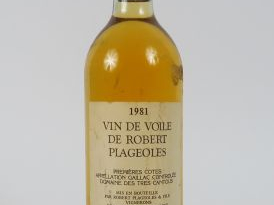 Vente aux enchères 1 BOUTEILLE VIN DE VOILE GAILLAC R. PLAGEOLES - 1981