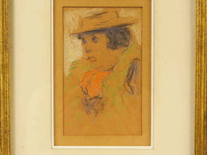 MARQUET Albert ( 1875-1947) . "Pierreuse", circa 1905 Pastel et crayon