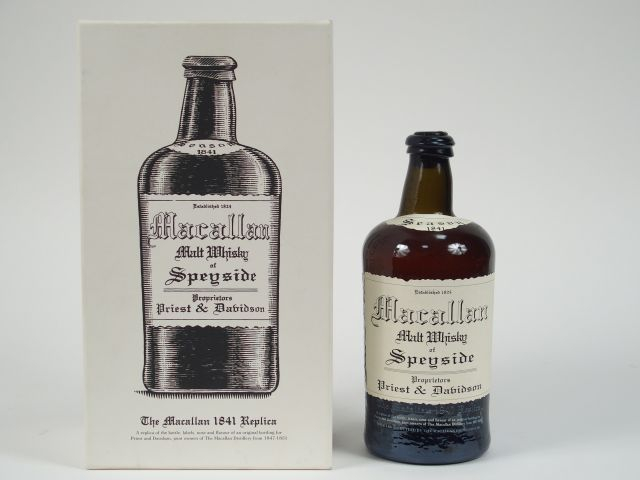 1 BOUTEILLE MACALLAN OB 	Replica 1841 	70	cl 41,7% - Mise : 		2003
