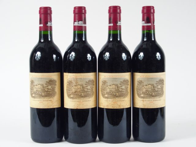 4 BOUTEILLES CHÂTEAU LAFITE ROTHSCHILD 1er GCC PAUILLAC - 1993 - ETH