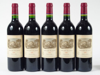 Vente aux enchères 5 BOUTEILLES CARRUADES DE LAFITE PAUILLAC - 1994
