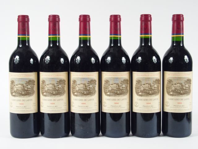 6 BOUTEILLES CARRUADES DE LAFITE PAUILLAC - 1994