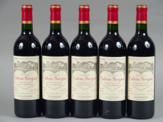 Vente aux enchères 5 BOUTEILLES CHÂTEAU CALON SEGUR GCC ST ESTEPHE - 1994