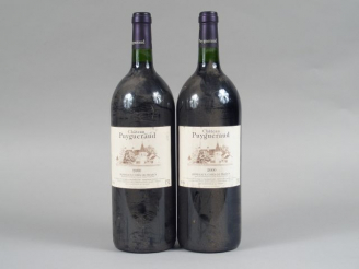Vente aux enchères 2 MAGNUMS CHÂTEAU PUYGUERAUD BORDEAUX COTES DE FRANCS - 2000