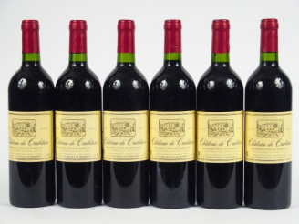 Vente aux enchères 6 BOUTEILLES CHÂTEAU DE CRABITAN BORDEAUX - 2005