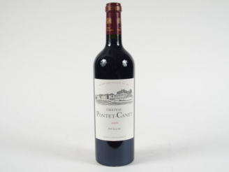Vente aux enchères 1 BOUTEILLE CHÂTEAU PONTET CANET GCC PAUILAC - 2006