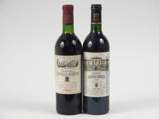 Vente aux enchères 2 BOUTEILLES CHÂTEAU LEOVILLE BARTON GCC ST JULIEN : 1 de 1966 BG - 1 