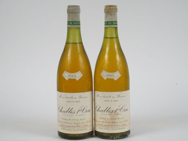 2 BOUTEILLES CHABLIS 1er CRU 'ERMITAGE DES CHAMPS BOISONS' OUSTAU DE B
