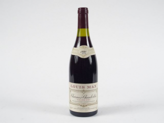 Vente aux enchères 1 BOUTEILLE CHARMES CHAMBERTIN GC L. MAX - 1990
