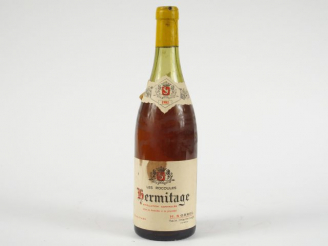 Vente aux enchères 1 BOUTEILLE HERMITAGE BLANC 'LES ROCOULES' H. SORREL - 1981 - 4,5 CM