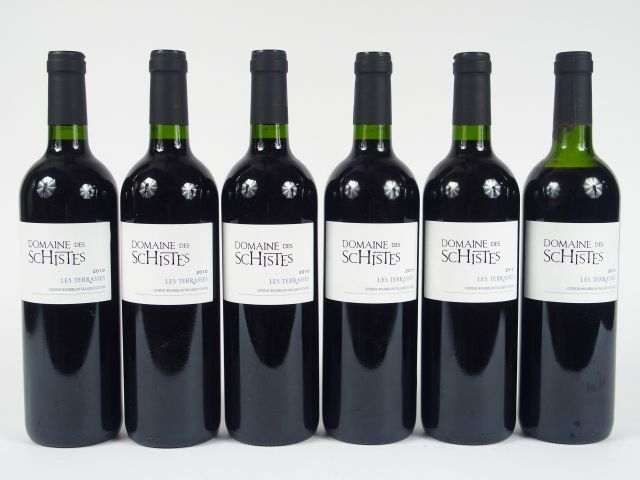 6 BOUTEILLES DOMAINE DES SCHISTES 'LES TERRASSES' - 2010 - 1 MEP