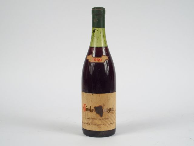 1 BOUTEILLE ST NICOLAS BOURGUEIL M. DUHARD - 1969 - 4 CM/ET