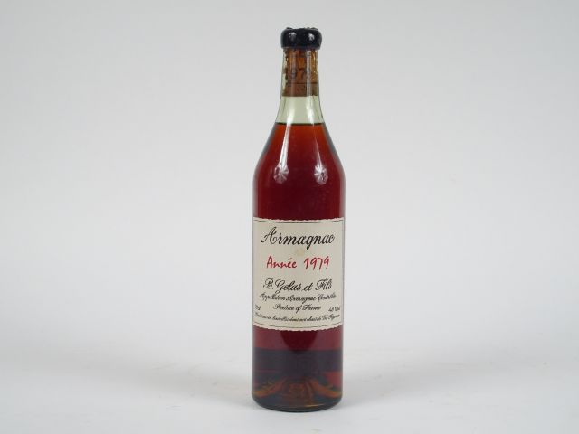 1 BOUTEILLE ARMAGNAC B. GELAS   FILS - 1979/MISE: 1999 - COFFRET